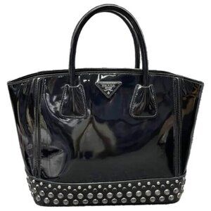Prada Patent Leather Tote Bag 410-2025